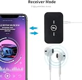 JSTH Bluetooth 5.0 Transmitter Receiver 2-in-1 3.5mm AUX RCA Audio Adapter view 5