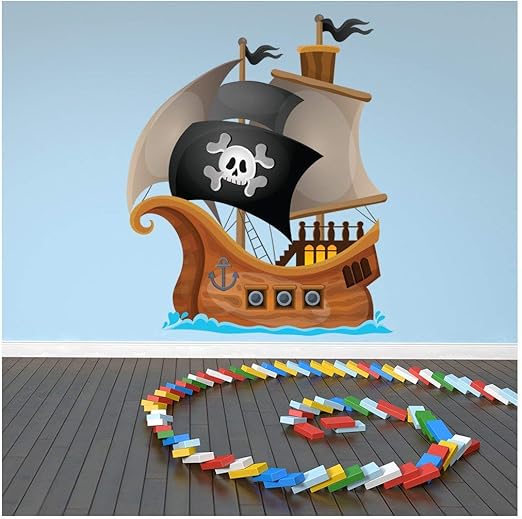 Amazon Com Azutura Pirate Wall Decal Jolly Roger Pirate Ship Wall
