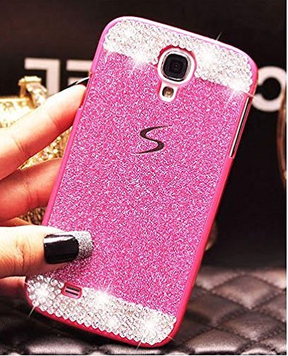 Galaxy S5 Case ,LA GO GO(TM) Luxury Handmade Diamond Hybrid Glitter Bling Hard PC Shiny Sparkling with Crystal Rhinestone Cover Case for Samsung Galaxy S5 i9600 (Pink, Galaxy S5) Galaxy S5 Case ,LA GO GO(TM) Luxury Handmade Diamond Hybrid Glitter Bling Hard PC Shiny Sparkling with Crystal Rhinestone Cover Case for Samsung Galaxy S5 i9600 (Pink, Galaxy S5)