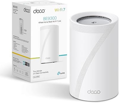 TP-Link Deco BE65 BE9300 Mbps Tri-Band WiFi 7 Router 2.5G WAN/LAN