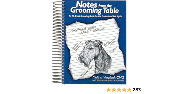 notes from the grooming table