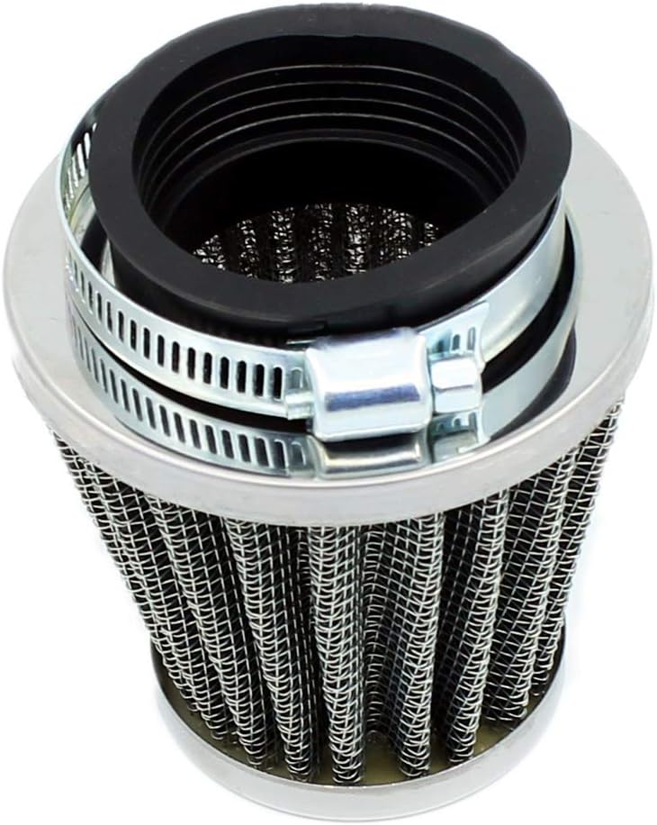 QAZAKY 2PC Universal 42mm 1.65" Air Filter Cleaner for 125cc 150cc 200cc 250cc GY6 Motorcycle ATV Scooter Quad Go Kart Moped Pit Dirt Racing Bike CB CG Kawasaki Yamaha Suzuki PZ24 PZ30 41mm 43mm - Image 4