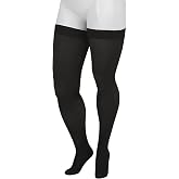 Juzo Basic 4410 Thigh-High Compression Stocking 15-20 mmHg Closed Toe, Reg | Silicone border, quality medical compression stockings for men and women, seamless, durable, comfortable fit, easy care