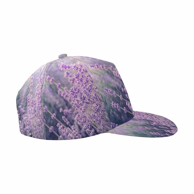 lavender baseball hat