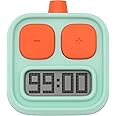KADAMS Productivity Timer for Cooking, Countdown & Count-up for Kids Classroom, Small Magnetic Timer for Kitchen,Home, School, Office, Green