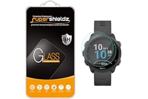 Supershieldz (2 Pack) Designed for Garmin Forerunner 245 and Forerunner 245 Music Tempered Glass Screen Protector, Anti Scrat