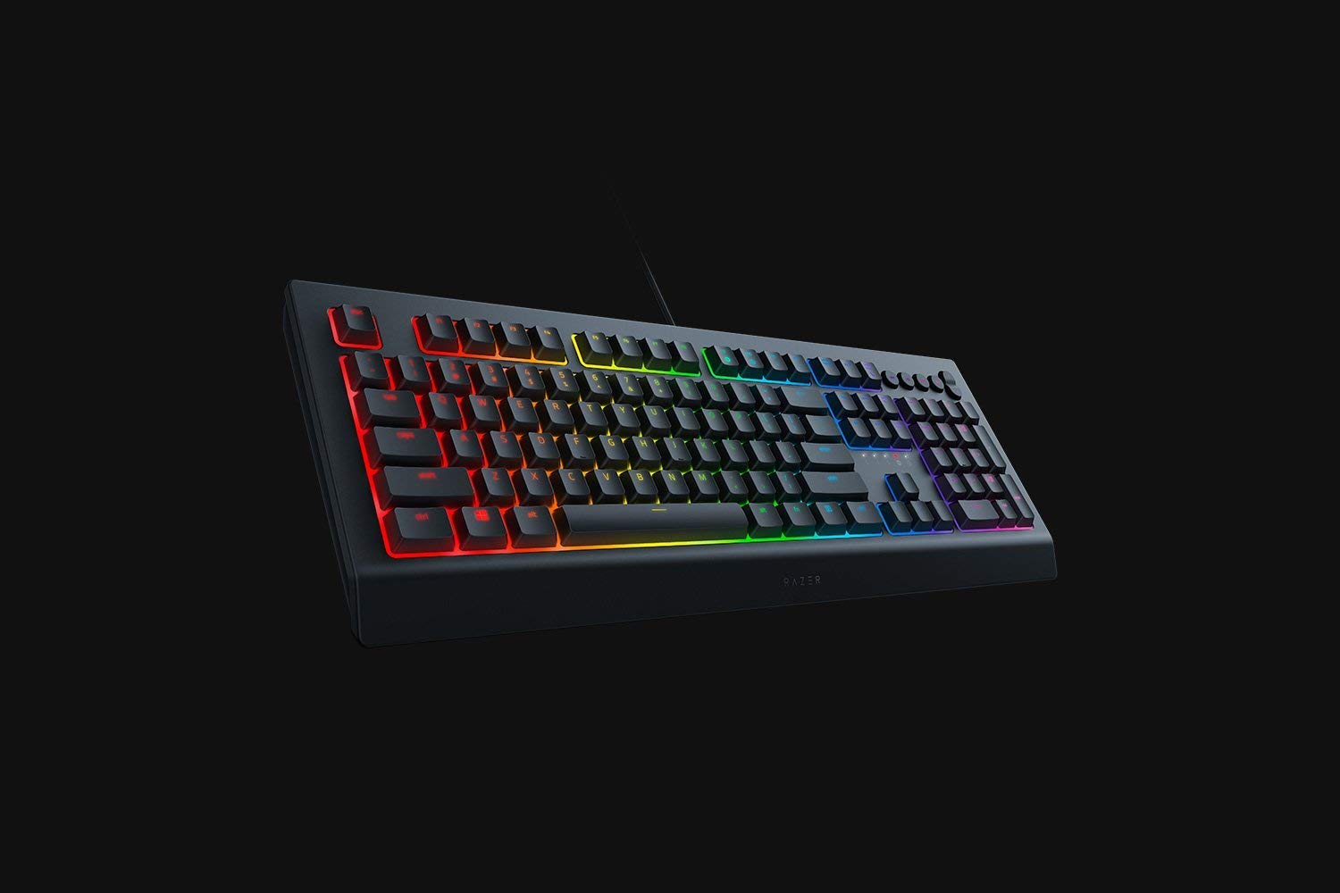 Razer Cynosa V2 Gaming Keyboard: Customizable Chroma RGB Lighting - Individually Backlit Keys - Spill-Resistant Design - Programmable Macro Functionality - Dedicated Media Keys