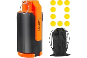 Ruibytree Tactical Plastic Toy Bomb for Nerf CS Nerf Rival Battle Game, Strike Games, CS Battle Gam, Orange