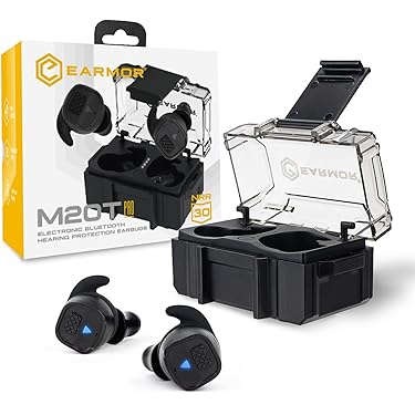 EARMOR M20T PRO/電子イヤープラグ、ワイヤレスイヤホン Earmor M20T Pro Bluetooth Earplugs Hearing Protection Coyote Brown