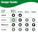 Safety First Aid Group HypaBand Tubular Bandage Size B Small Wrist Elbow White view 3