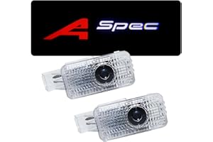 HAOGI 2pcs Never Fade Car LED Door Logo Projector Ghost Shadow Light, for RLX/MDX/ZDX/TLX/TL/RDX Series Accessories Door Logo LED Laser Courtesy Step Light HD (A Spec)
