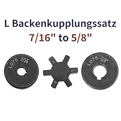 uxcell 7/16" to 5/8" L075 Flexible 3-Piece L-Jaw