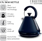 Tower Sera Pyramid Kettle 1.7L 3KW Smoked Black Midnight Blue T10079MNB view 2