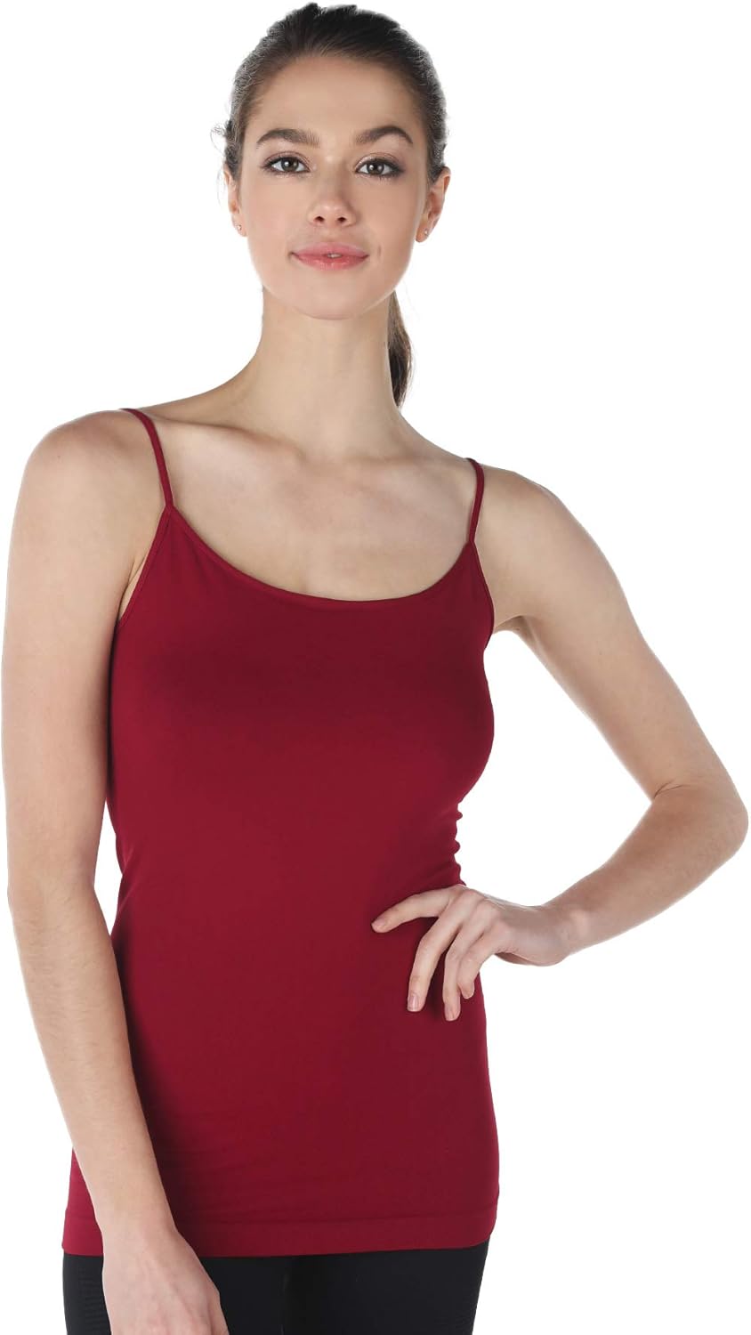 NIKIBIKI Women Seamless Premium Classic Camisole, Made in U.S.A, One Size