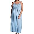 Shadowline Women's Plus-Size Beloved 53-Inch Braided Spaghetti Strap Long Gown