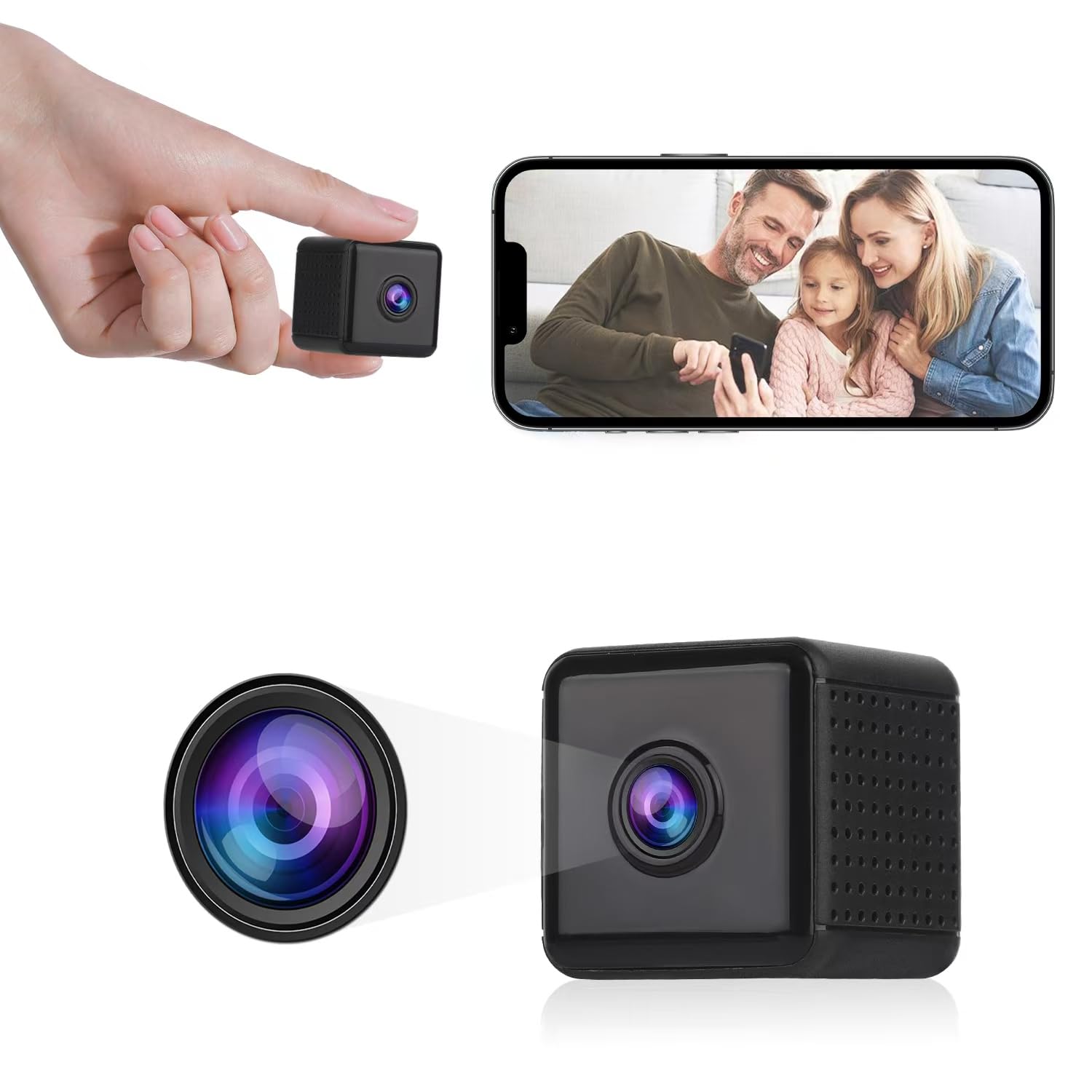 Photo 1 of Vitreousleaf Mini Camera, Hidden Camera Black