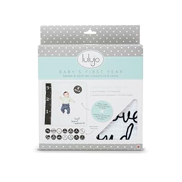 lulujo milestone blanket