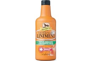 Absorbine Veterinary Liniment Liquid, Topical Relief for Muscle, Joint & Arthritis Pain, 16oz Bottle