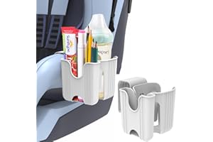 Child Cup Holder for Convertible Car Seats, Compatible With Graco for Baby Stroller and Wheelchair (Grey)