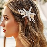 CASDRE Starfish Hair Clip Sea Shell Beach Wedding Hair Accessories for Women