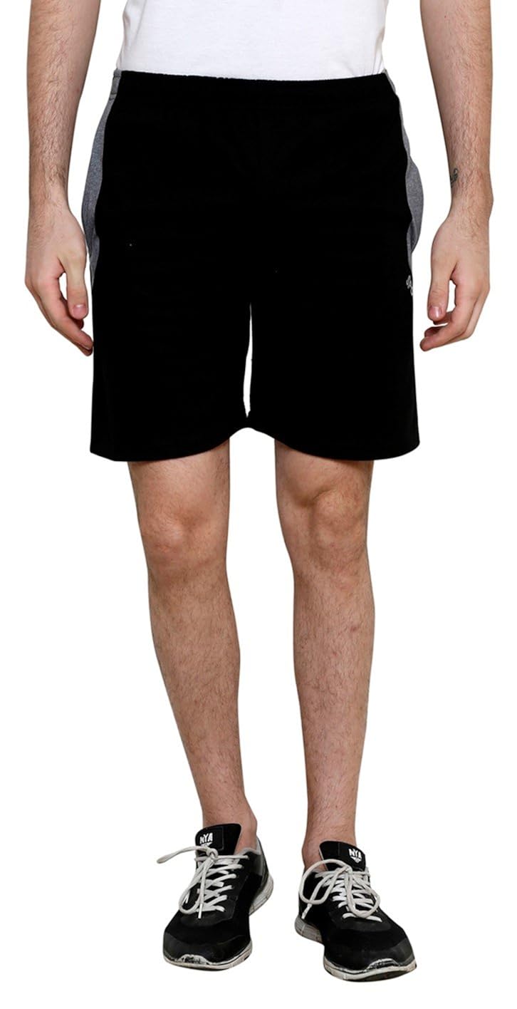 syda black shorts for men