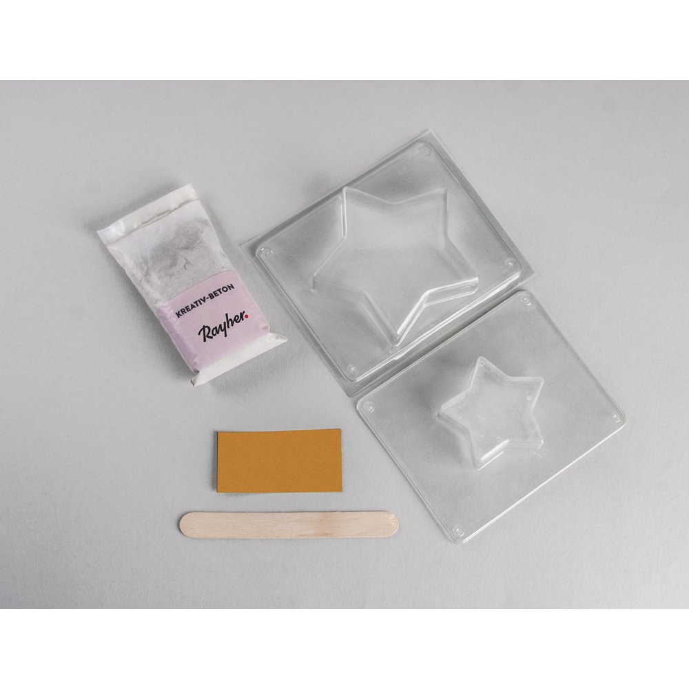 Rayher CK Cement-Bowl + Deco-Star, Assorted, tab-blisterbox 1Set