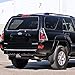 SPEC-D TUNING Black Tail Lights Compatible with 2003-2005 Toyota 4Runner, Left + Right Pair Assembly