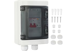 SIENSON 50A Spa Panel with GFCI Circuit Breaker, Outdoor Waterproof IP66 Design, Reliable Surge and Current Protection for Hot Tubs, Spas, Pools, and More