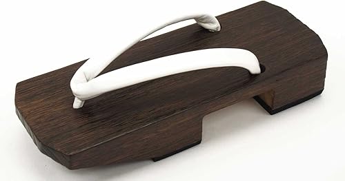 Amazon ひらいや 男 庭下駄 焼き 白皮 サイズ ｍ 24 0 25 5cm 鼻緒のすげ方 普通 甲まわり25cm 下駄 草履のひらいや 下駄 草履