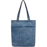 Ethbox Women's denim wallet, casual handbag, crossbody shoulder bag, girl tote canvas bag