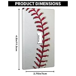 Pznen Baseball Stitching 1 Gang Wall Plate Single