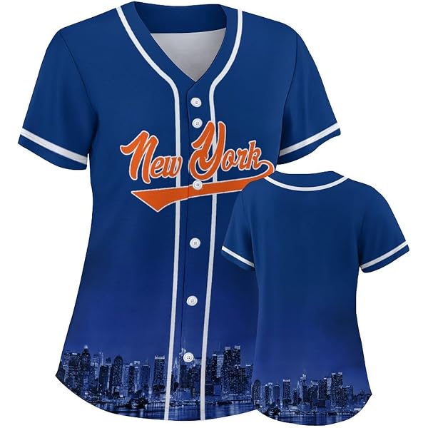 Custom Baseball Jersey - Personalized Stitched Name & Number Button Down Shirt