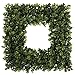 Pure Garden Boxwood Wreath - 16.5-Inch Square UV Resistant Artificial Spring, Summer, Fall or Winter Wreath - Outdoor/Indoor Wreaths for Front Door