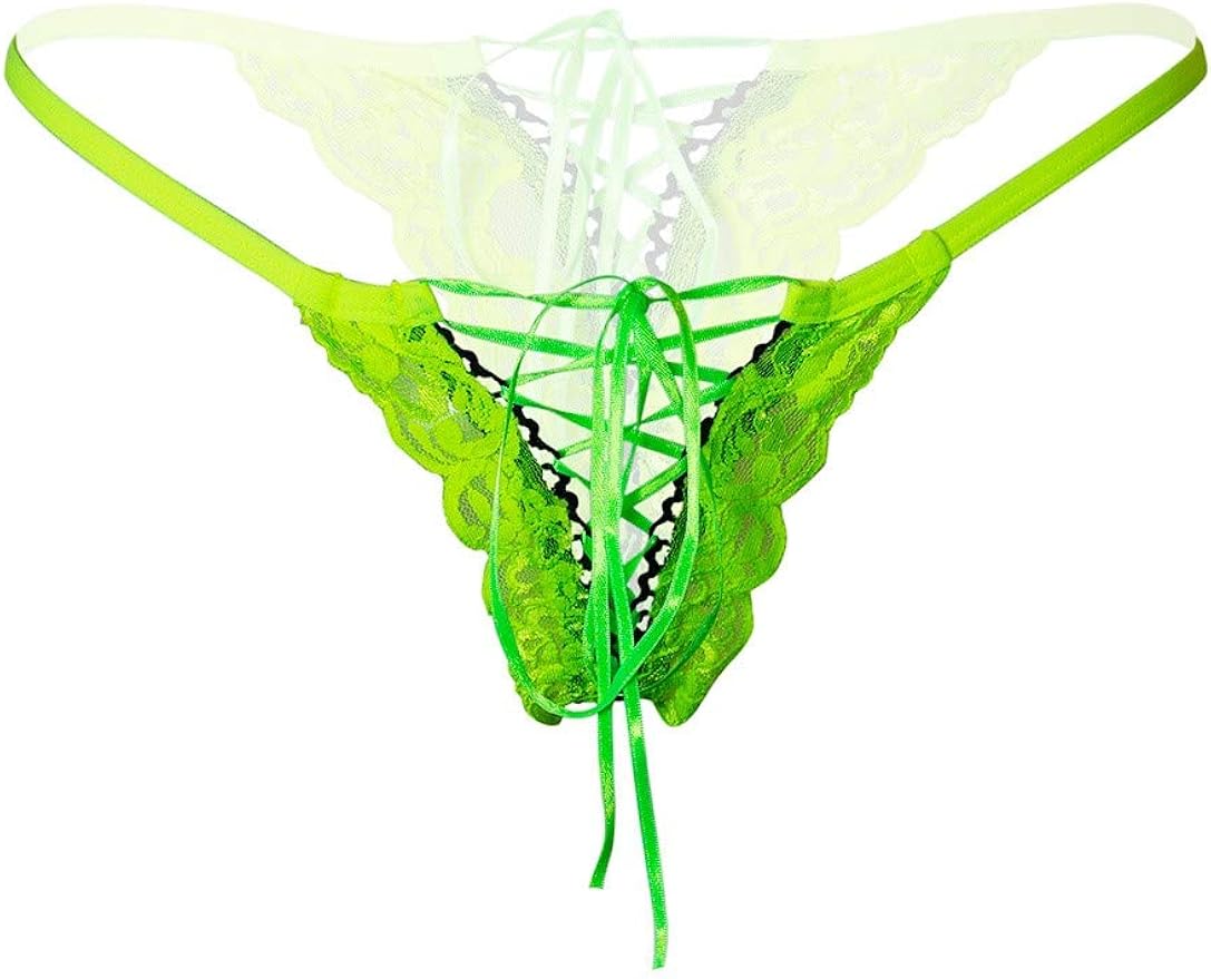 string vert fluo homme