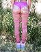 iHeartRaves Pair of Non-Slip Rave Leg Wraps (Neon Pink)