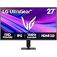 LG Gaming Monitor 27G411A-B Ultragear 27-inch/Full HD (1920 x 1080) / IPS / 144Hz (O/C)/ 1ms MBR/NVIDIA G-Sync Compatible, AM