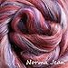 SILK MERINO Fiber for Spinning. Super Soft Combed Top Wool Roving for Hand Spinning, Wet Felting, Nuno Felting, Needle Felting, Soap Making, Paper Making and Embellishments. Norma Jean