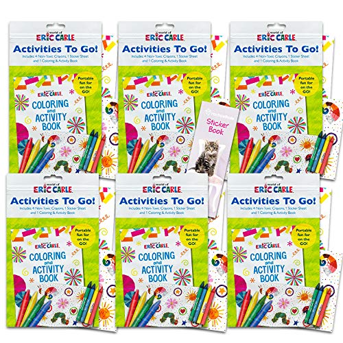World of Eric Carle Coloring Pack Party Favors ~ Set