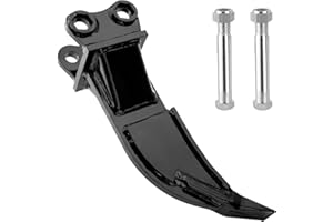 Metlead Mini Excavator Ripper with Pins, Single Hook Backhoe for 1-1.5 Ton Small Excavators, 3.46" Center/3.54" Span/0.98" Hole, Tough for Frozen Soil/Rocks/Outdoor Work