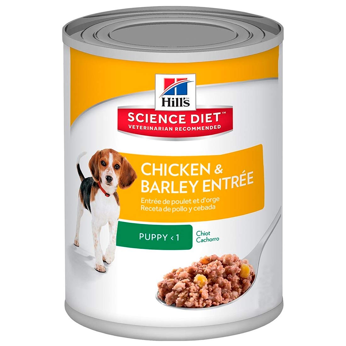 hill's science diet puppy chicken & barley entree canned dog food