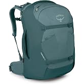 Osprey Fairview 40L Women's Travel Backpack, Blue OS | carry on bag, laptop sleeve, personal item, work school travel, carry on travel, flight friendly, toiletry kit, Blue color