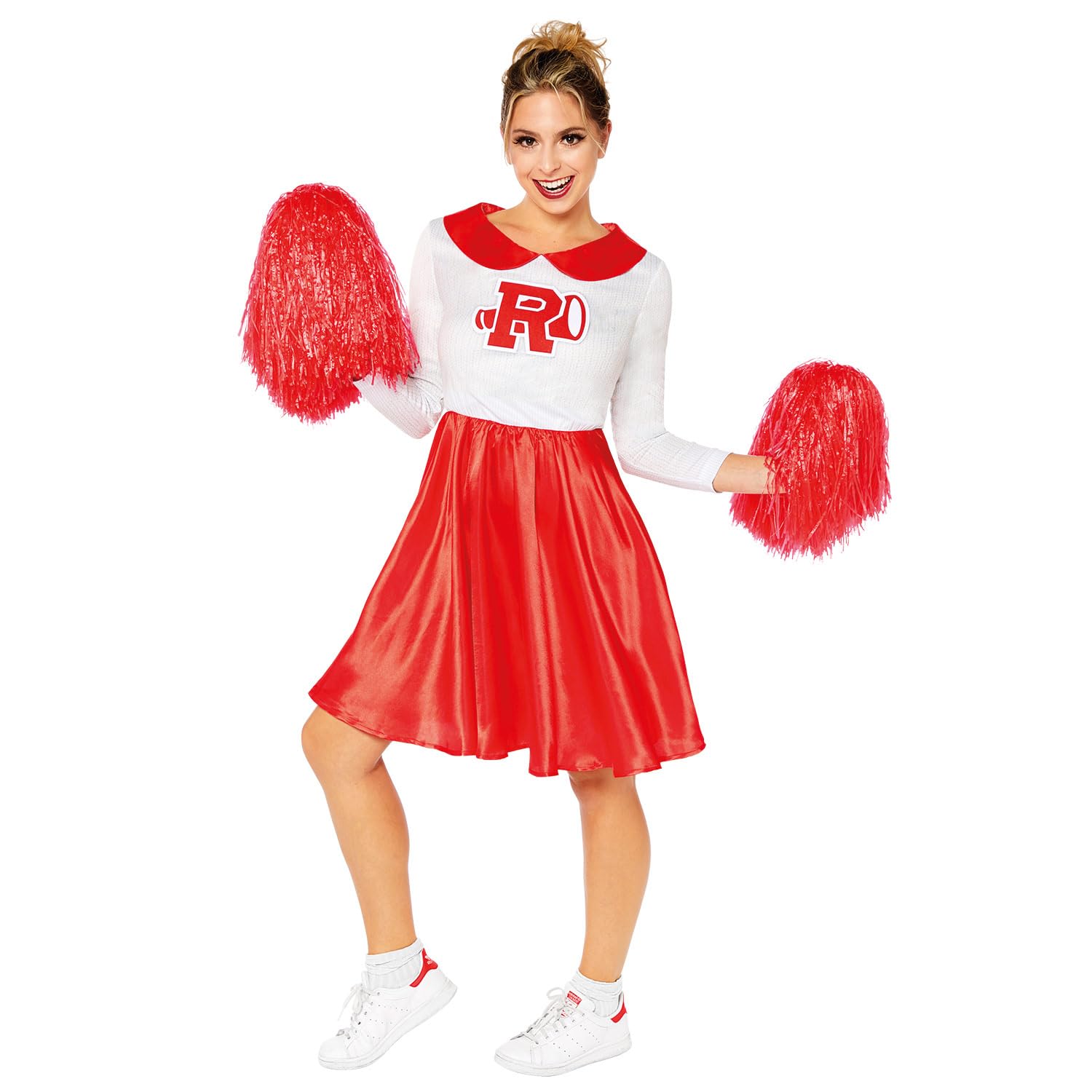amscan (PKT) (9909261) Adult Ladies Sandy Rydell High Cheerleader Costume (Small) - Grease Movie