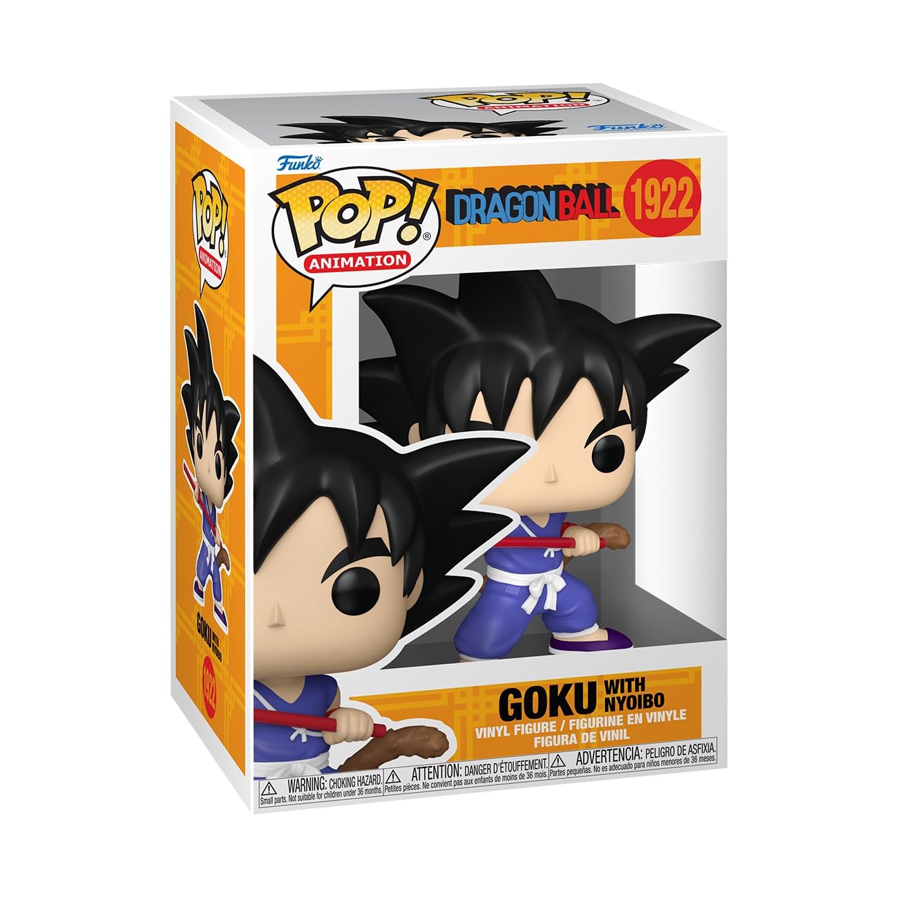 Funko Pop! Animation: Dragon Ball - Goku - (Nyoibou) - Collectable Vinyl Figure - Gift Idea - Official Merchandise - Toys for Kids & Adults - Anime Fans - Model Figure for Collectors and Display