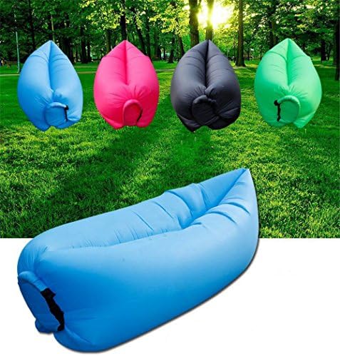 SmartWild® Fast Inflatable Camping Sofa banana Sleeping Bag Hangout Nylon lazy lay laybag Air Bed chair Couch Lounger Saco de dormir