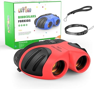 EUTOYZ Juguetes para niñas de 6 a 12 años, prismáticos para observación de Aves Juguetes para niños de 3-12 años niños niñas Regalos para niños de 3-12 añosNavidad 2020 Rojo: Amazon.es: Deportes y aire libre