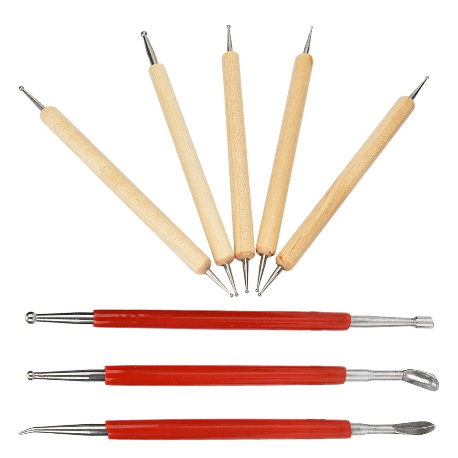 Liukouu Leather Working Tools Carving Stylus Tool, Hand Tools Leather Sewing Kit Leather Craft, for Leather Craftsmanship for Shaping Wax