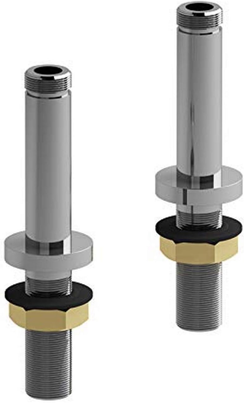 Riobel TU04C 10 cm (4") deck-mount riser pair, Chrome