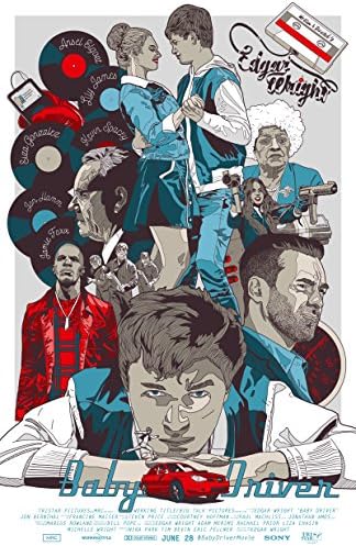 Baby Driver (2017) - Movie Poster (20" x 30") Matte Style (Thick): BBD02