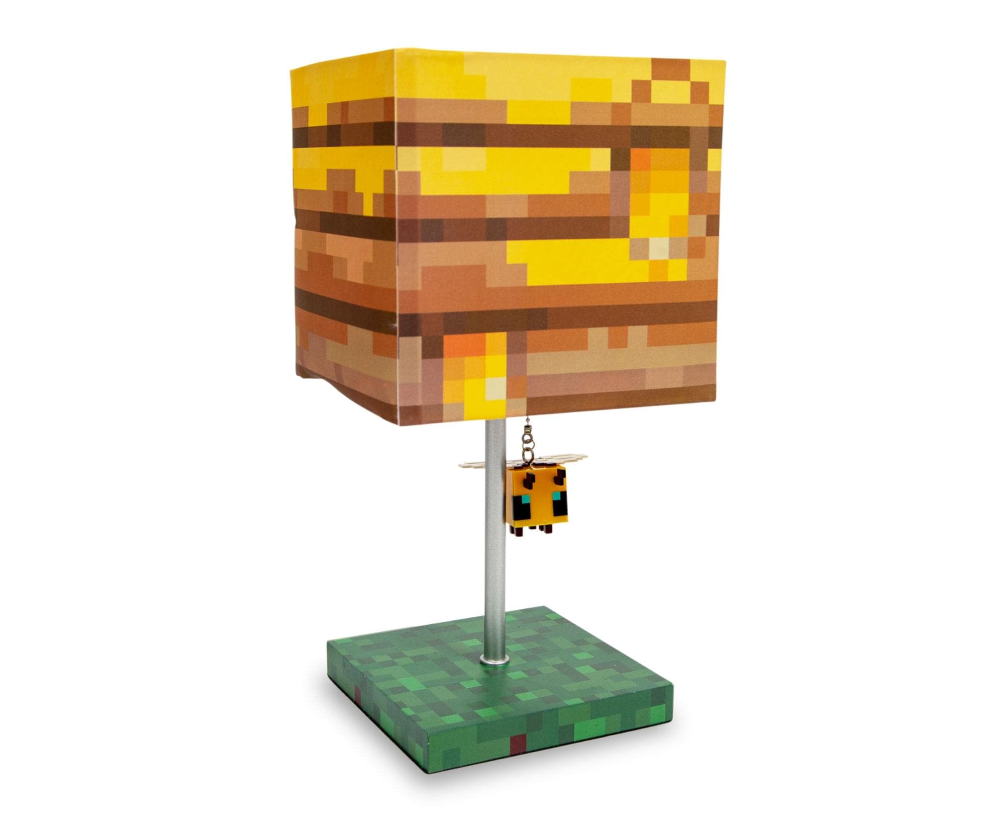 Minecraft Yellow Bee Nest Block Desk Lamp with 3D Bee Puller, One Size (RBF-16698-C)