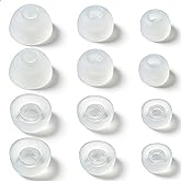 Silicone Ear Tips for Beats Earbuds &ndash; Universal Clear Replacement Tips | 6 Pairs Earbuds for Beats Studio Buds+, Fit Pro, Solo Buds, Noise Isolating, Secure Fit